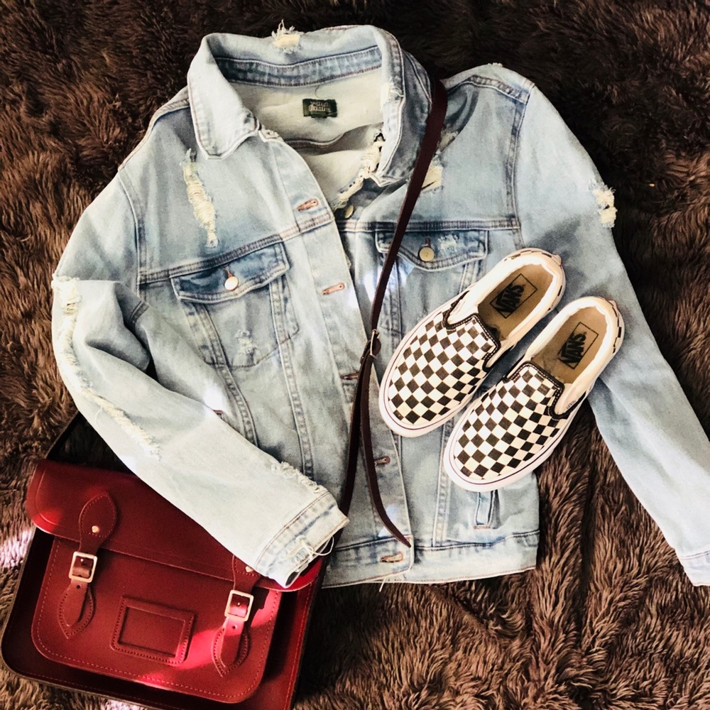 Classic Checkerboard Slip-On Vans